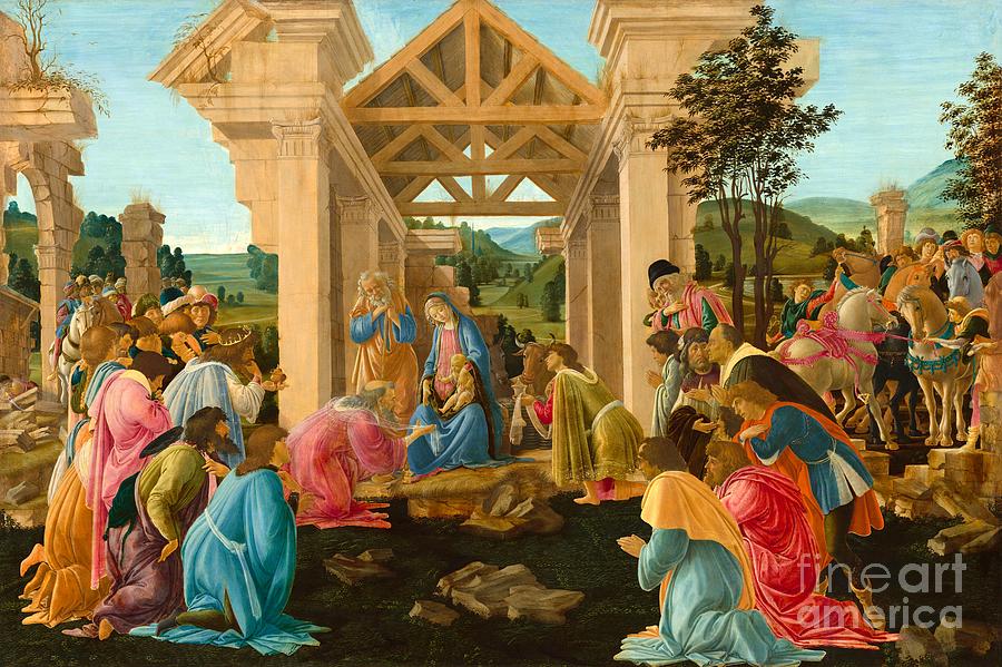 The Adoration of the Magi 1478 Painting by Sandro Botticelli