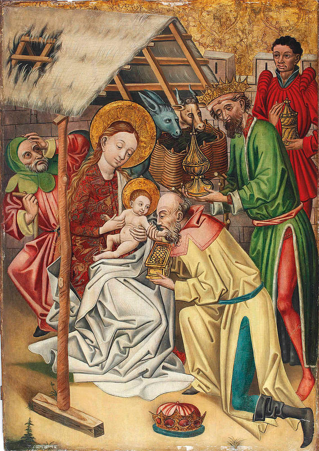The Adoration of the Magi Painting by School of Constance