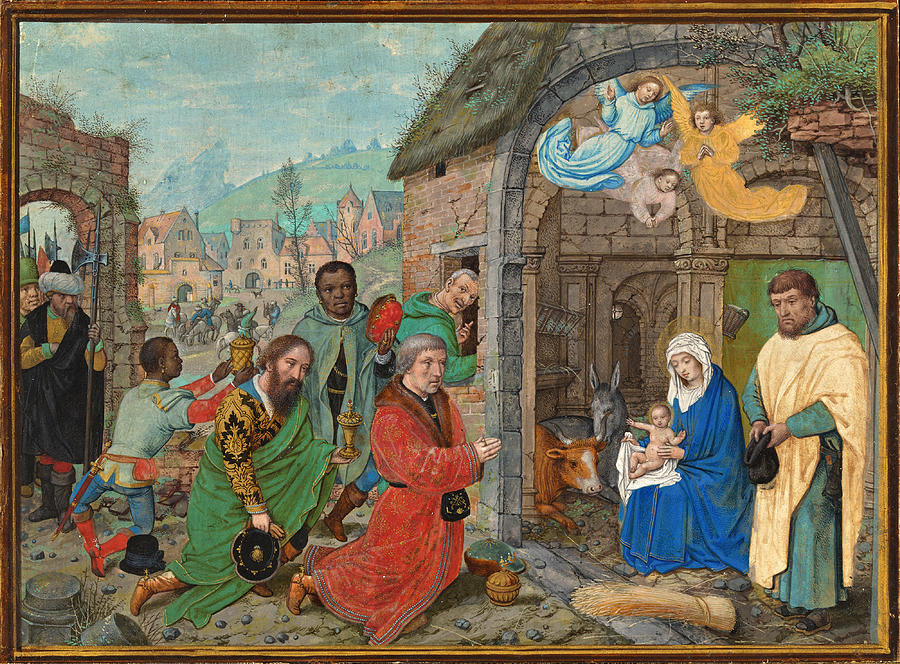 The Adoration of the Magi Painting by Simon Bening