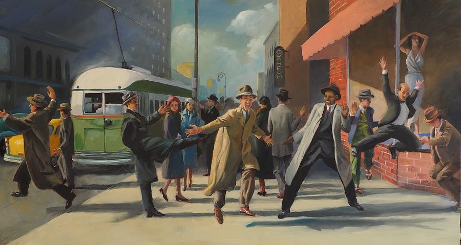 The Adventure of the Dancing Men Painting by Drew Thurston | Fine Art ...