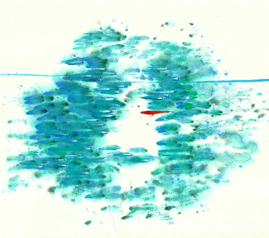 The Outlier Painting by Mui-Joo Wee The Outlier Painting by Mui-Joo Wee