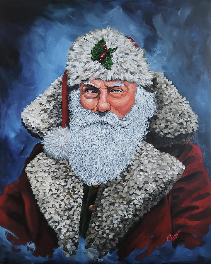 Santa Claus - 2022, The Adventurer Painting by Shawn Conn