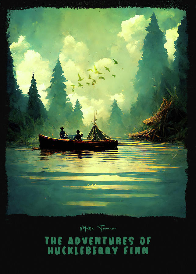 The Adventures of Huckleberry Finn Digital Art by Inspirowl Design ...