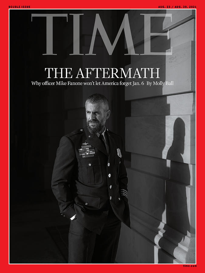The Aftermath - Why Officer Mike Fanone Wont Let American Forget Jan. 6 Digital Art by Photograph by Christopher Lee for TIME