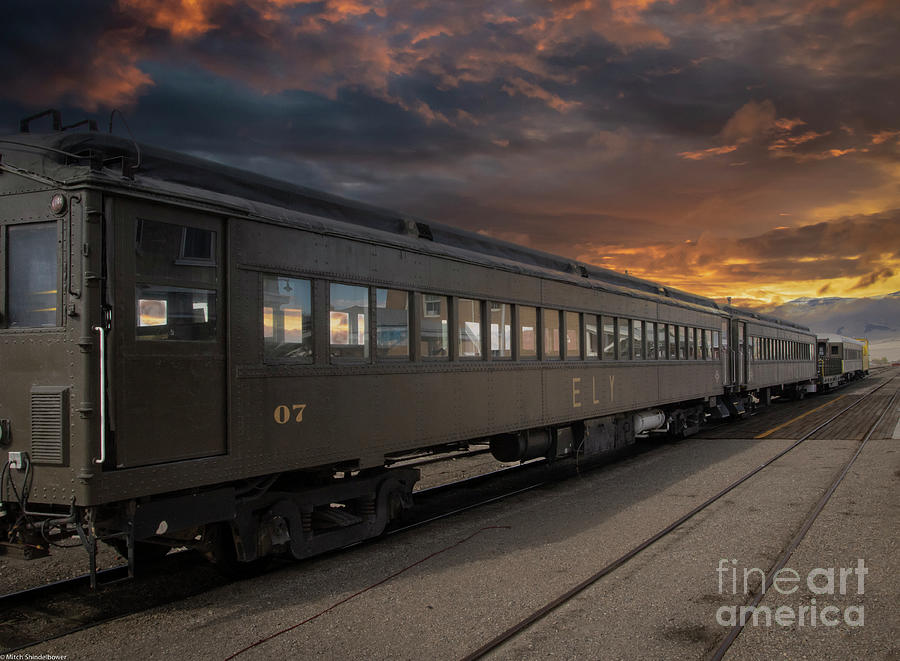 The Afternoon Train To Ely Photograph by Mitch Shindelbower