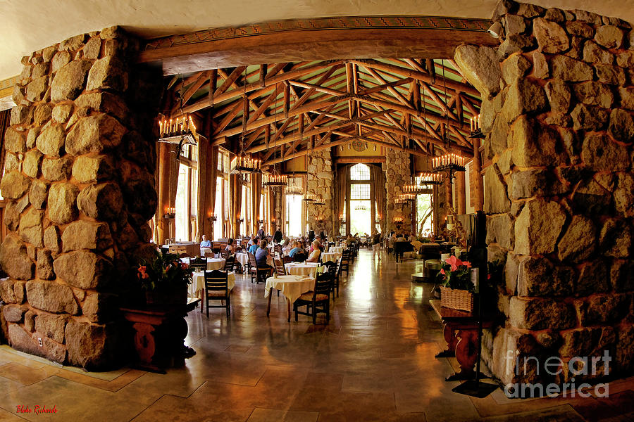 The Ahwahnee Dining Room In The Ahwahnee Hotel Yosemite Photograph by Blake Richards