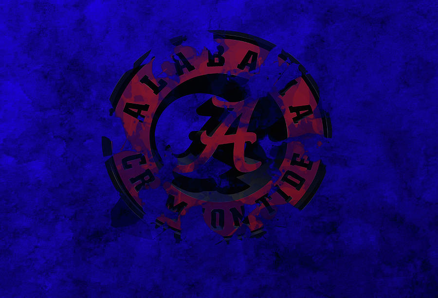 The Alabama Crimson Tide 4f Mixed Media by Brian Reaves
