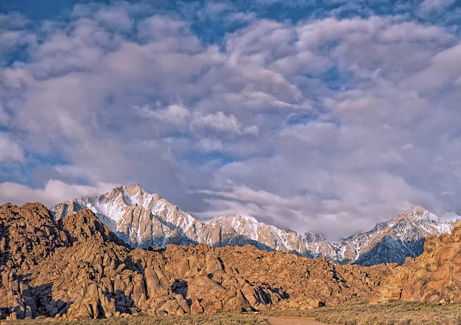The Alabama Hills and Eastern Sierra Photograph by Loree Johnson