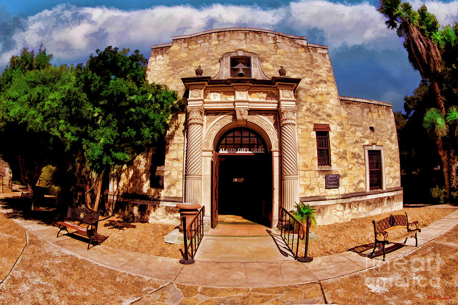 The Alamo Mission Gift Shop Photograph by Blake Richards