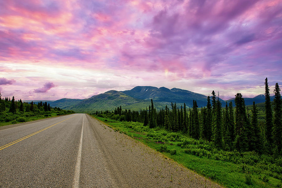 The Alaska Highway Photograph by Robert Libby