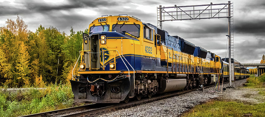 The Alaska Railroad 2022 Photograph by Michael W Rogers