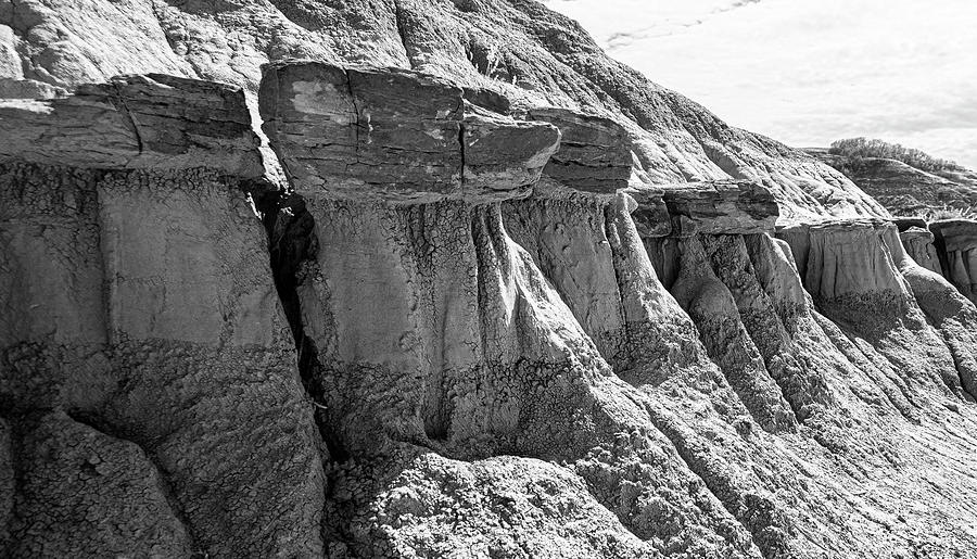 Sand Stone Photograph - The Alberta Badlands by Phil And Karen Rispin