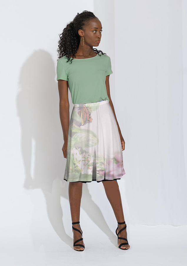The Alex Skirt in Spring Butterfly Photograph by Susan Molnar