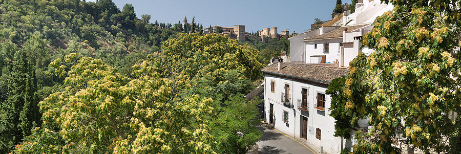 The Alhambra from Sacromonte Granada Photograph by Geoff Harrison