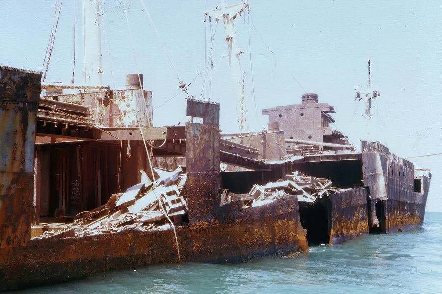 The Alkimos Shipwreck, Yanchep Photograph by Elaine Teague
