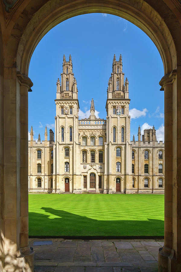 The All Souls College at Oxford Photograph by Karel Miragaya - Fine Art ...