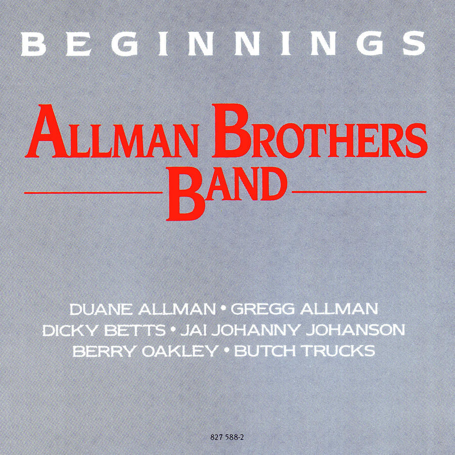 The Allman Brothers Band - Album Beginnings - CD Art Digital Art By ...