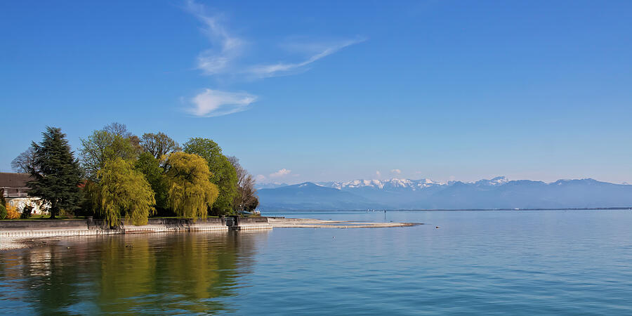 The Alps across the lake Constance Photograph by Tatiana Travelways The Alps across the lake Constance Photograph by Tatiana Travelways