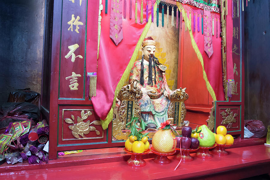 The altar in a temple in Hong Kong Photograph by Sergio Delle Vedove ...