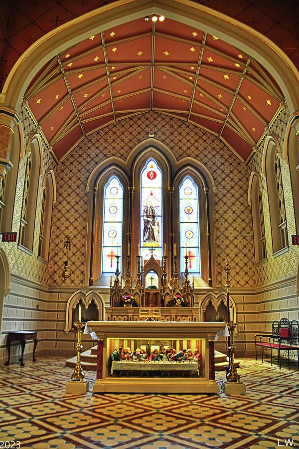 The Alter At Old St. Vincent's Catholic Church Cape Girardeau Vertical ...