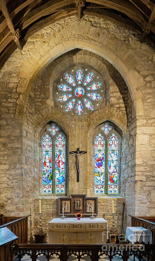 The Alter The Chapel St Michaels Mount Cornwall England Photograph by Wayne Moran