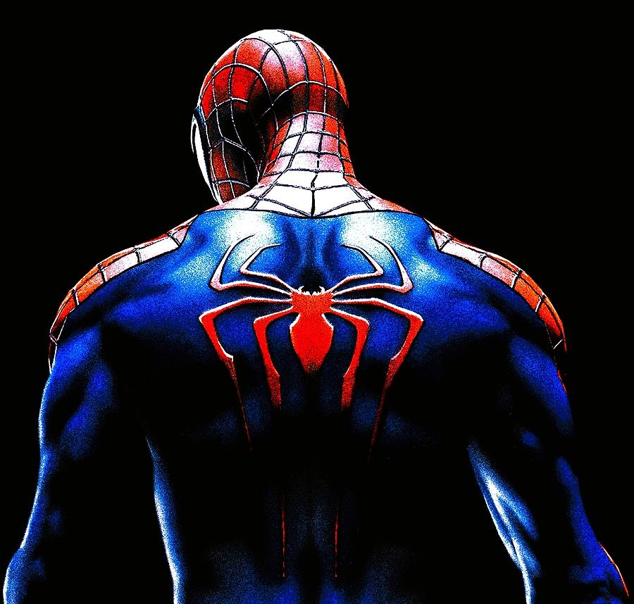 the amazing Spider man Digital Art by Robin Motte - Fine Art America