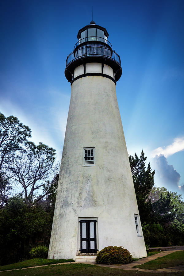 The Amelia Island Lighthouse Photograph by Debra and Dave Vanderlaan