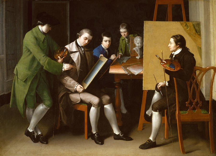 The American School    Painting by Long Shot