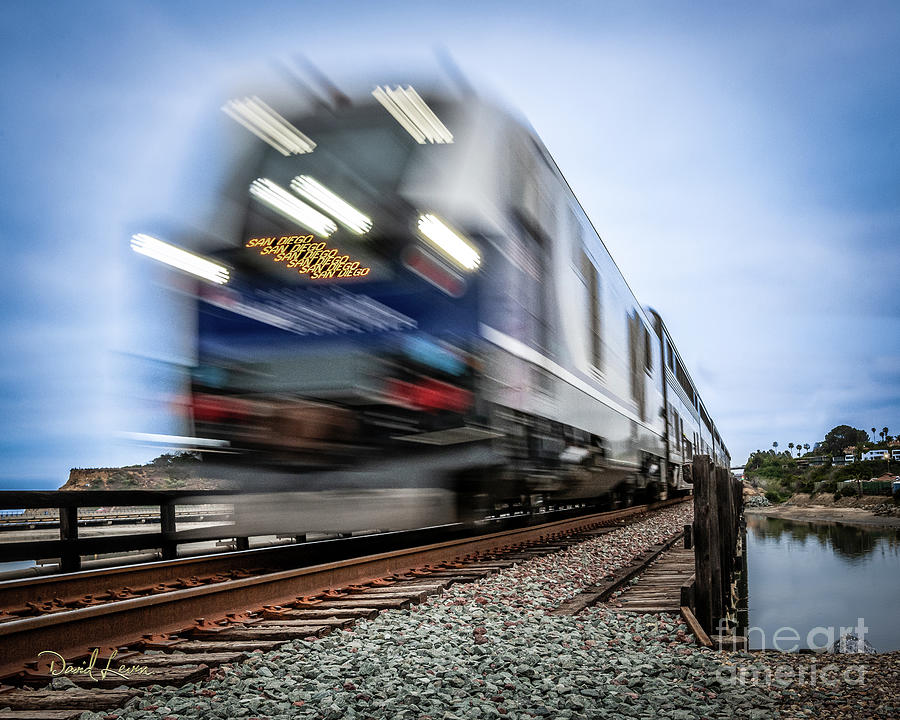The Amtrak Pacific Surfliner is On Time Photograph by David Levin