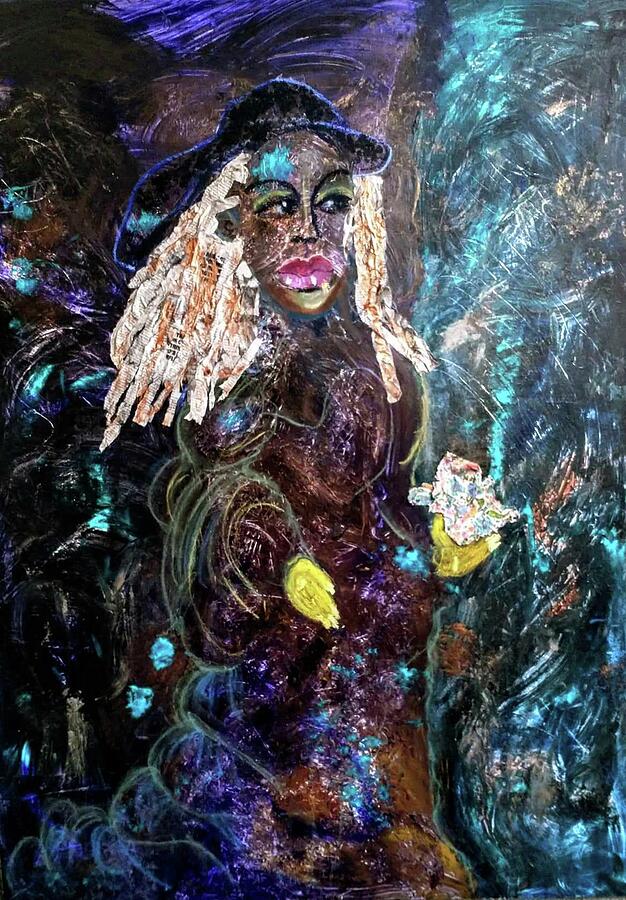 The Ancestor Listens Mixed Media by Stacey Torres The Ancestor Listens Mixed Media by Stacey Torres