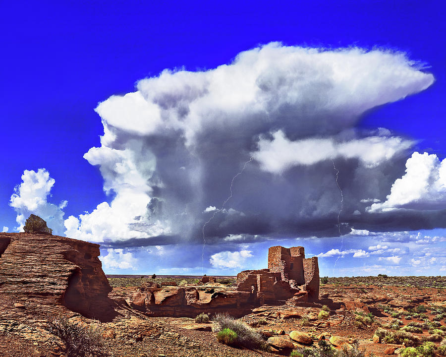 The Ancient Ones, Wupatki National Monument, Arizona  Photograph by Don Schimmel