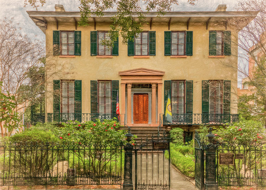 The Andrew Low House, Historic Savannah Photograph by Marcy Wielfaert