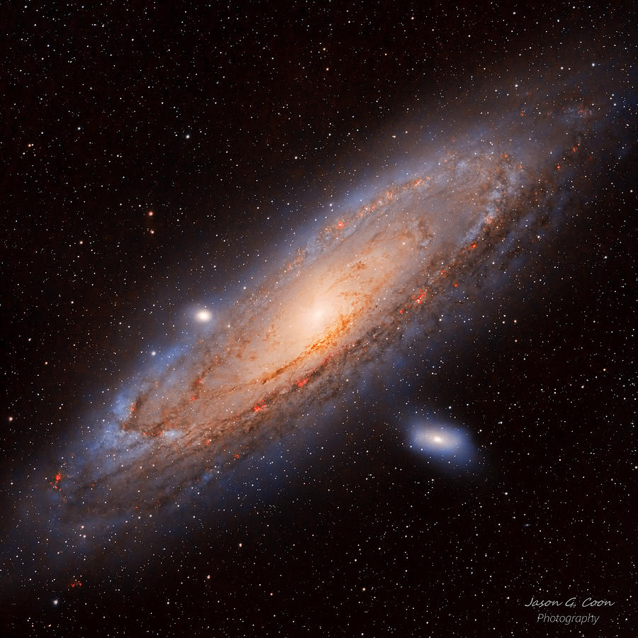 The Andromeda Galaxy Photograph by Jason Coon - Fine Art America