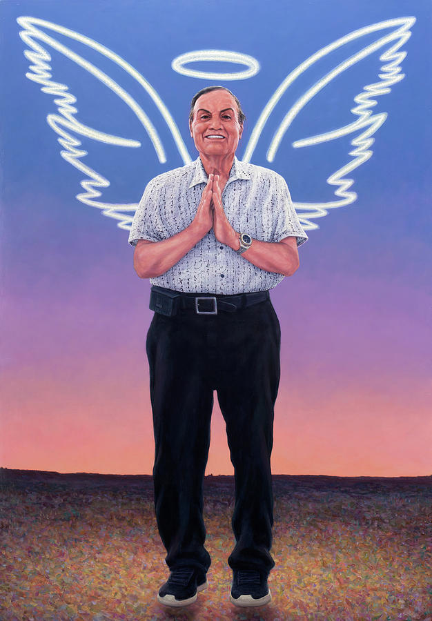 The Angel Gabriel Painting by James W Johnson