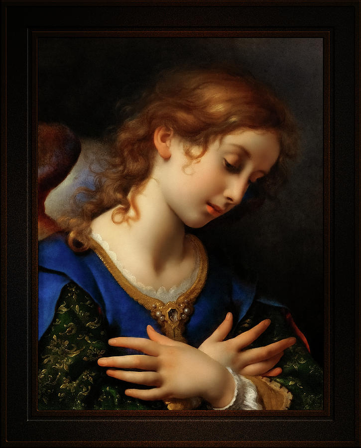 The Angel of the Annunciation by Carlo Dolci Painting by Rolando Burbon