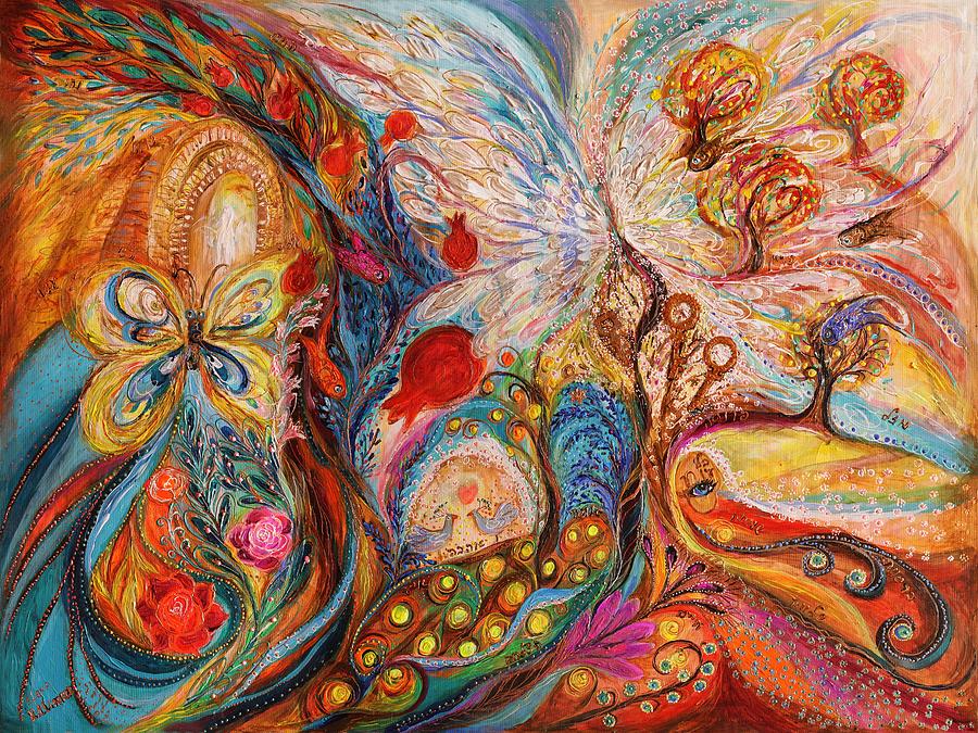 The Angel Wings #14. Spirit of Jerusalem Painting by Elena Kotliarker