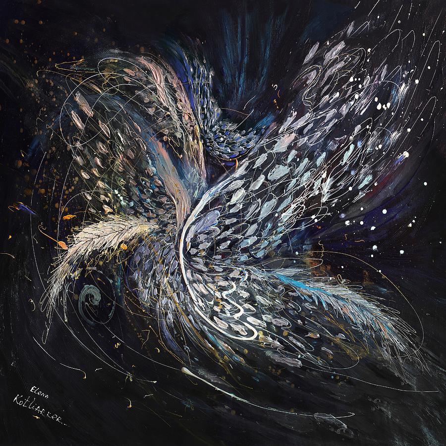 The Angel Wings #15. Digital version 1 Painting by Elena Kotliarker