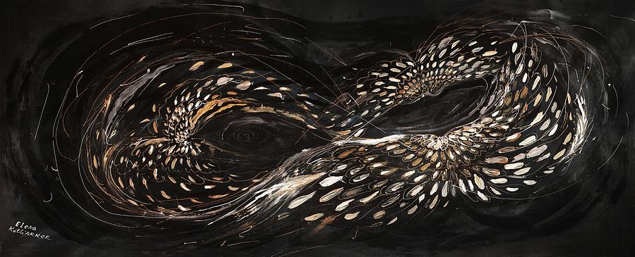 The Angel Wings #19. Trap of Infinity Painting by Elena Kotliarker