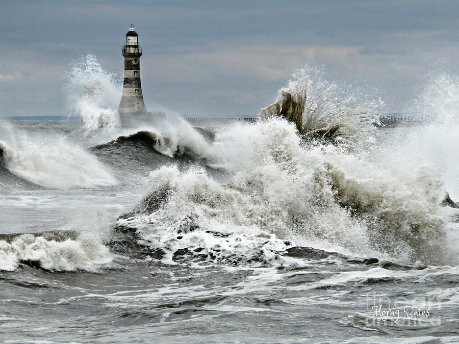 The Angry Sea - The North Sea Photograph by Morag Bates