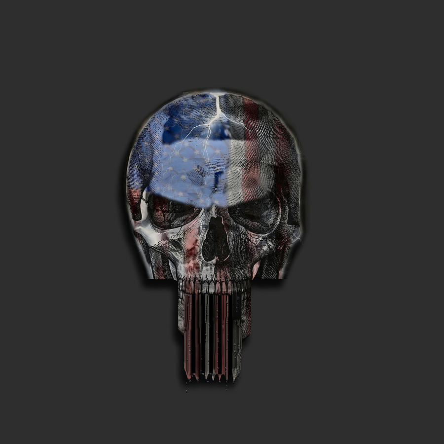 The Angry Skull 2 Digital Art by DJ Florek