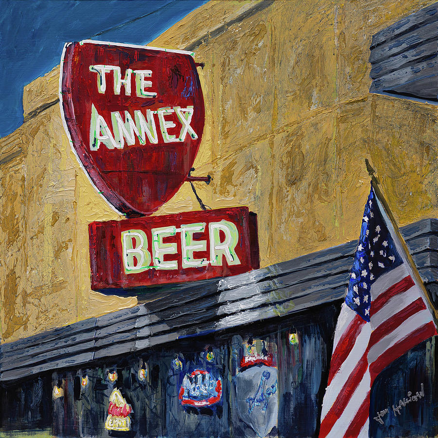 The Annex Painting by Tom Halligan The Annex Painting by Tom Halligan