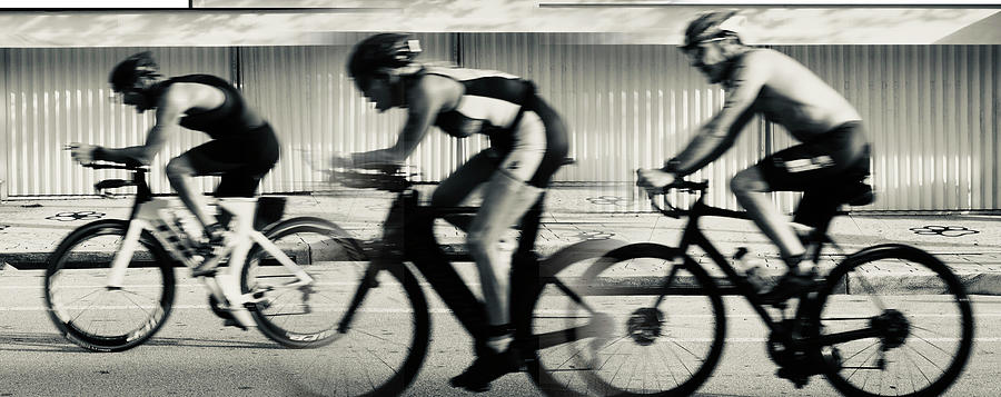 The annual bike race Photograph by Luz Resto The annual bike race Photograph by Luz Resto