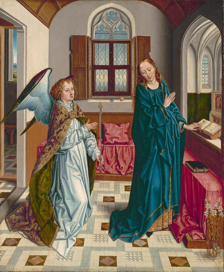 The Annunciation Painting by Aelbrecht Bouts