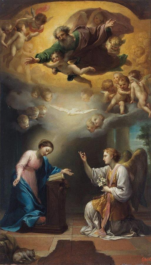 The Annunciation Painting by Anton Raphael Mengs - Fine Art America