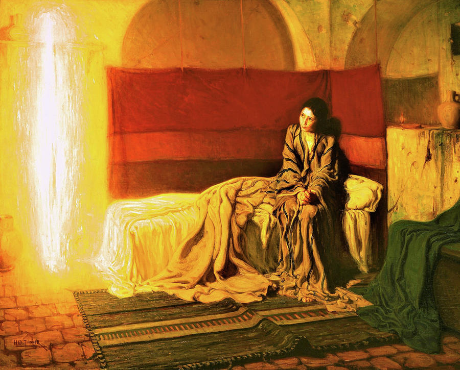 Henry Ossawa Tanner Painting - The Annunciation - Digital Remastered Edition by Henry Ossawa Tanner