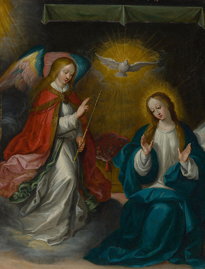 The Annunciation Painting by Frans Francken II