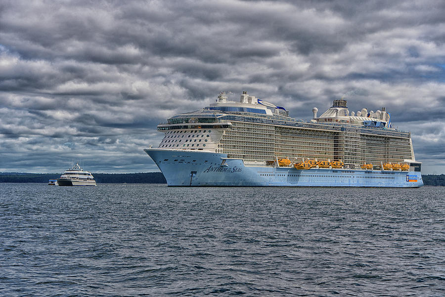 The Anthem of the Seas Photograph by Mike Martin