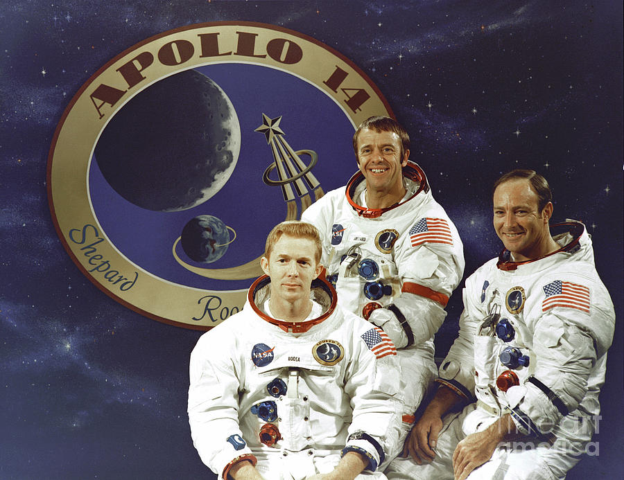 The Apollo 14 Prime Crew Digital Art by Antonios Valamontes The Apollo 14 Prime Crew Digital Art by Antonios Valamontes