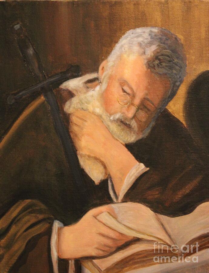 The Apostle Paul Study Painting by Dr Debra Stewart's Gallery - Pixels ...