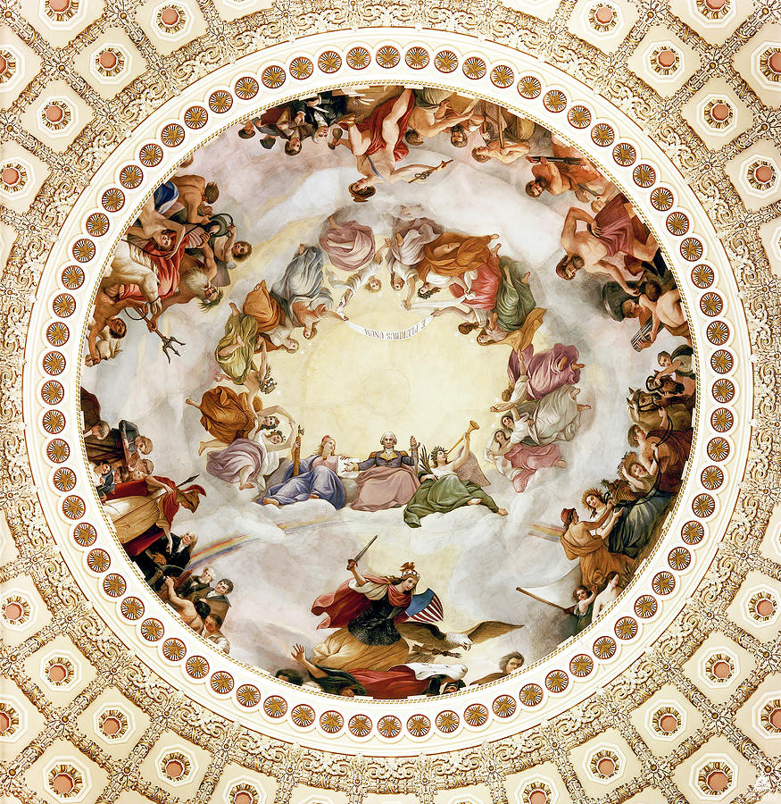 The Apotheosis Of Washington Painting